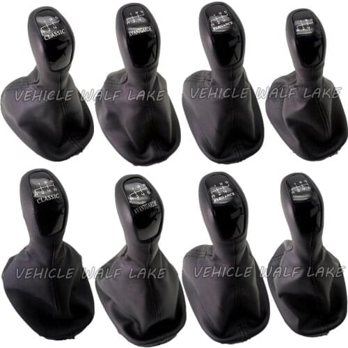 For Mercedes Benz E Class W203 S203 2000 2001 2002 2003 2004 Car 6 Speed Gear Stick Shift Knob Gaitor Boot Classic