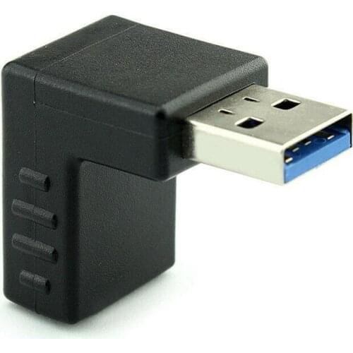 Left Bend USB Male To Female 3.0 Elbow Data Line 90 Degree Side Bend High Speed Mobile Phone Computer A A Adapter