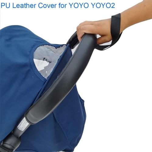 Baby Stroller Accessories PU Leather Protective Case Cover of Armrest and Handle for Babyzen Yoyo Yoyo2 Stroller