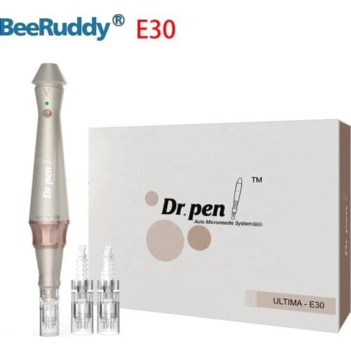 Dr pen Ultima E30 MTS Electric Beauty Microneedle Pen With 2pcs 12-pin Cartridges Microneedle Electric Derma Pen Skin Care Tools