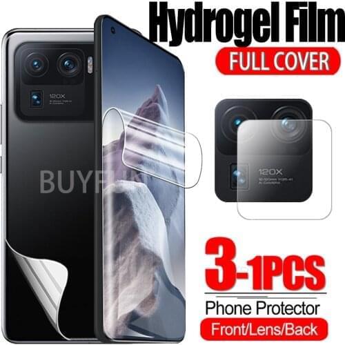 Hydrogel Film For Xiaomi Mi 11 Ultra Safety Film Camera Glass on For Xiaomi11 Mi11 Lite 5G Pro Soft Water Gel Protective Film