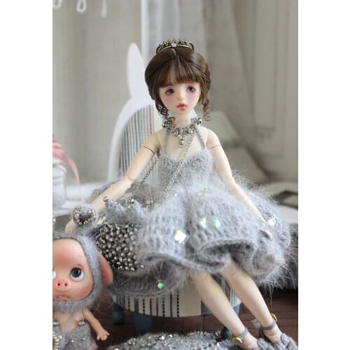 Doll Clothes for kurhn doll 1/6 BJD Dolls,Doll crystal necklace,Doll bag for OB24,Doll Clothes Outfits for Dolls Accessories