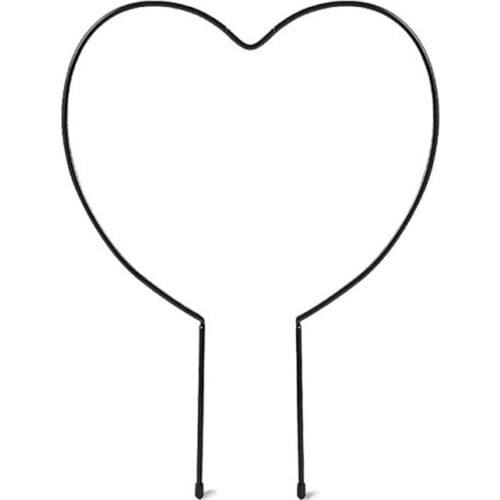 Metal Iron Round Heart Shaped Garden Plant Support Stake Stand Climbing Rack