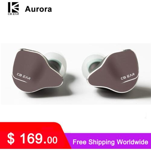 KBEAR Aurora Single Dynamic HiFi Earphone In-ear Monitor Magnetic Nano Titanium Plated Diaphragm Earbuds Headset i3pro Headphone
