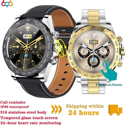 2020 New Smart Watch Women Men 1.28" Full Touch Round Screen Heart Rate Monitor Fitness Tracker Smartwatch For Ladies Women