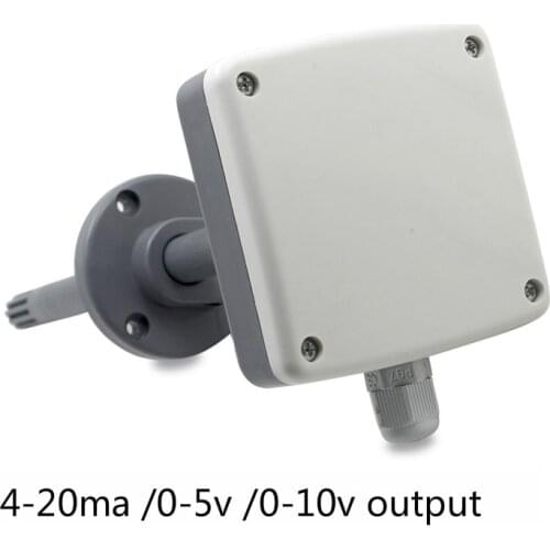 High precision duct type sensor tube temperature sensor industrial grade high temperature sensor humidity sensor transmitter