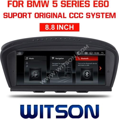 WITSON 8.8'' IPS touch screen Android 9.0 CAR DVD PLAYER for BMW 5 Series E60 E61 E63 E64 BMW 3 Series E90 E91 E92+4G CCC SYSTEM