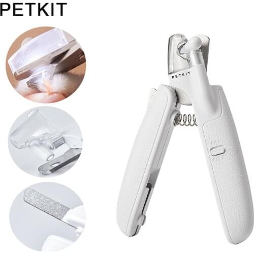 Xiaomi Youpin Pet nail supplies Cat Dog Safety Nail Clipper LED Lighting Prevent Clipping Blood Vessels Grooming Cutter Trimmer