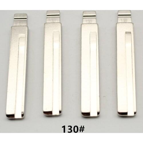 XIEAILI OEM 30Pcs 130# Metal Uncut Flip KD Remote Key Blade For Hyundai For Kia HY20 Mid Slot 42.1mm K272