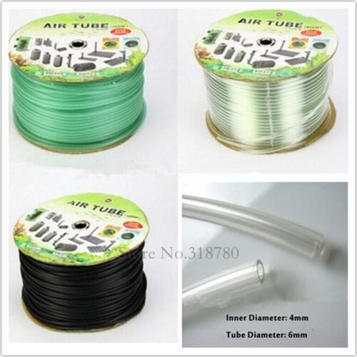 1M Hard /Soft Aquarium Airline Tubing 4mm Plastic Flexible Airline Tube Oxygen Hose Pipe TubeAir Pump Accessories