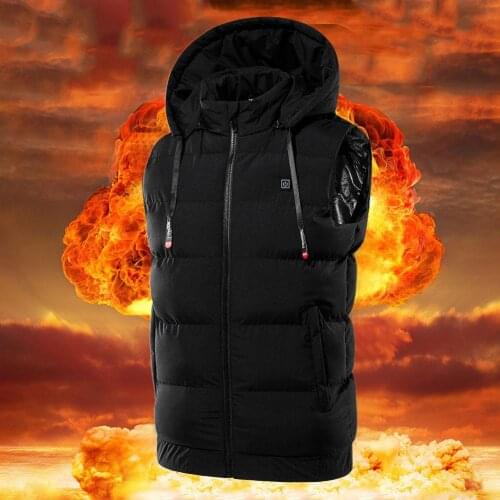 Heated Vest Men Women Usb Heated Jacket Heating Vest Thermal Clothing For Outdoor Hiking Hunting Vest For Winter Warm Jackets