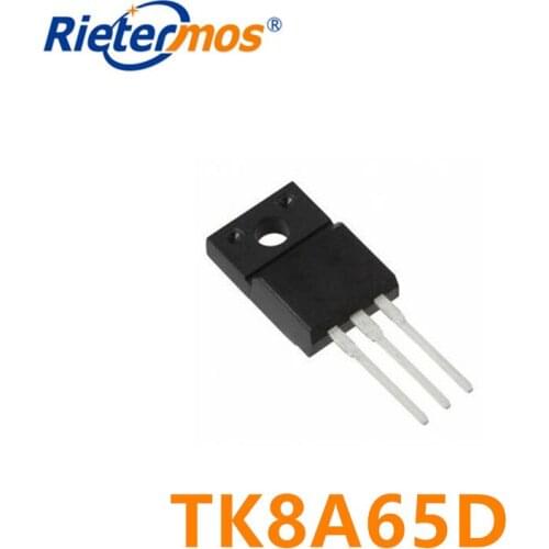 100PCS N-CHANNEL TK8A65D TK8A65 8A65D TO220F ORIGINAL