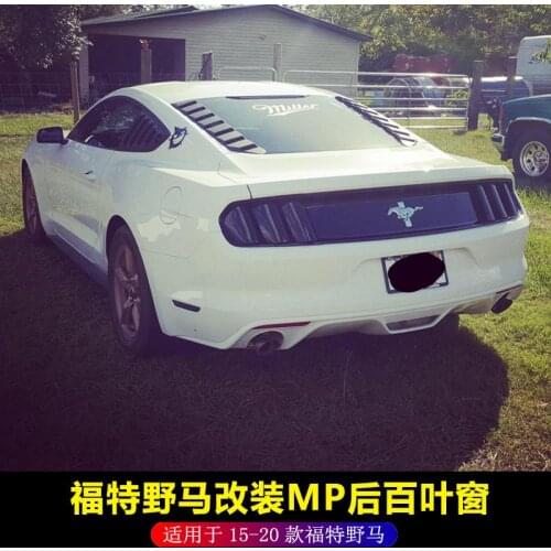 2021 Suitable For 15-20 Modified Rear Windshield Glass Shutter Ford Mustang Decorative Panel