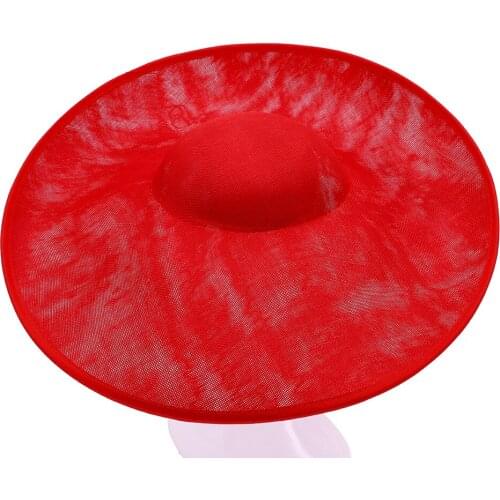 47*47*5CM raised edge fascinator millinery sinamay for women party church wedding craft hair accessories 1piece/lot