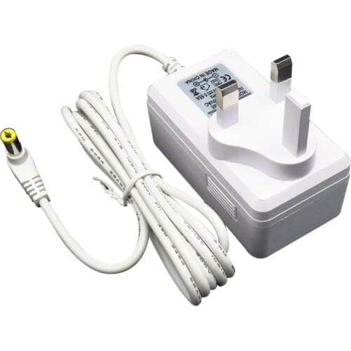 UK Plug 24V 0.65A Power Adapter with Indicator Light Home AC Adapter for Aroma Diffuser Humidifier Desk Lamp Cameras