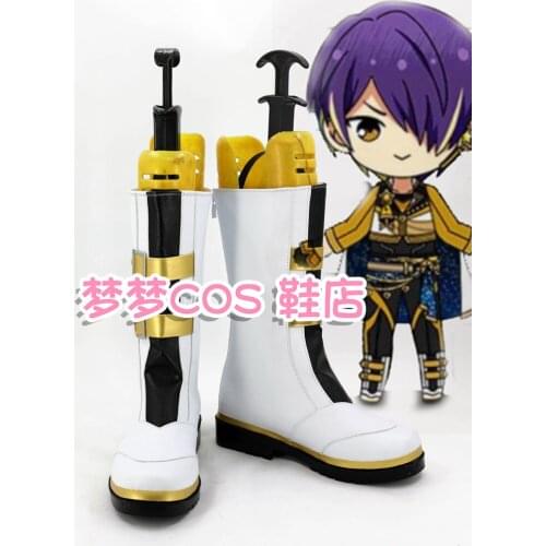 Ensemble Stars Cosplay Shoes Shinobu Sengoku Anime Boots Tailor Made For Halloween Carnival Custom Made