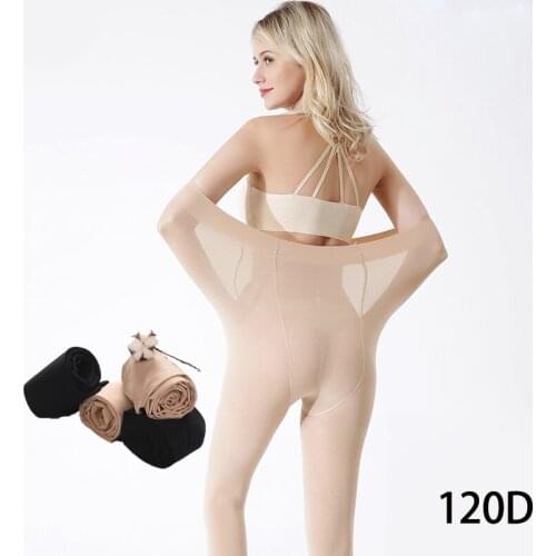 Basic Women Tights Solid Spring Autumn Warm Natural Nude Velvet Pantyhose High Elastic Waist Female Thermal Stretchy Slim Tight