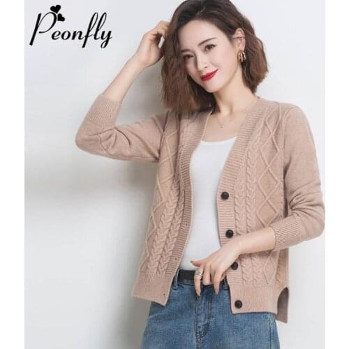 Spring coat cardigan women 2020 new early spring sweater womens large size all-match twist short coat air-conditioned shirt