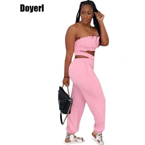 Summer Two Piece Set Women Top and Pants Matching Sets for Women Casual Club Outfits Sexy 2 Piece Set Women Clothing Tracksuit