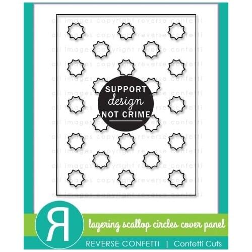 AliliArts Metal Cutting Dies Scallop Circles panel diy Scrapbooking Photo Album Decorative Embossing PaperCard Crafts Die 2020