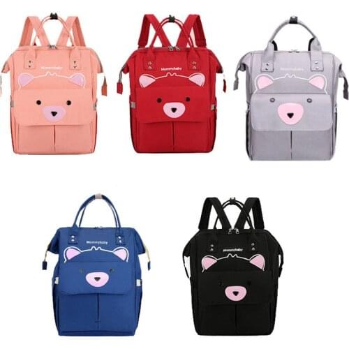 Multi Function Mummy Maternity Nappy Bag Travel Backpack Bag Large Capcity Zipper Baby Diaper Bags Nursing Handbag For Mom