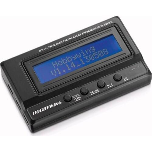 Hobbywing 3in1 Multifunction Professional LCD Program Box with Voltage Detection -Upgraded Version of 2in1