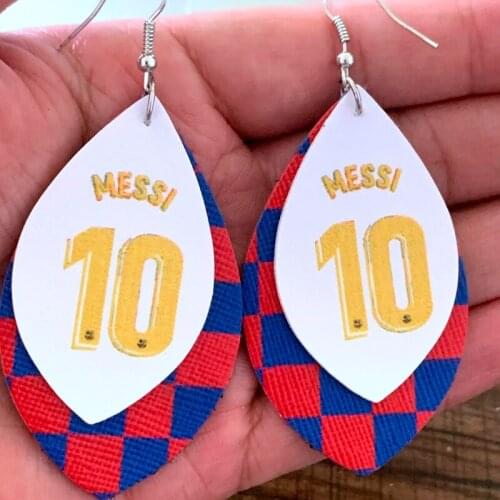 Customize Sports Fans Team Earrings Football Earrings