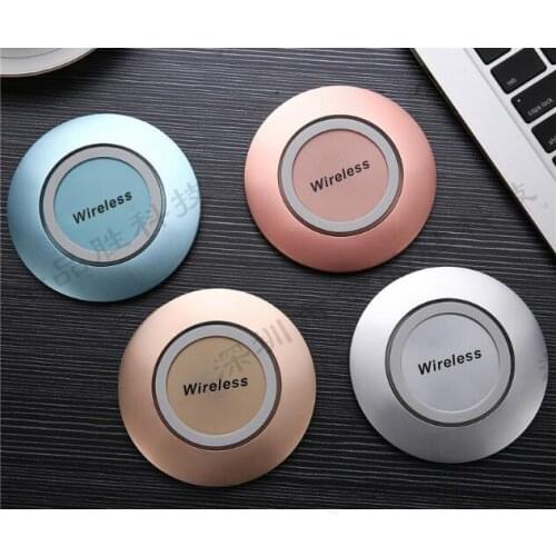 Wholesale Ultrathin QI standard Wireless charger Round charging base for iphone 8/8 plus/ X