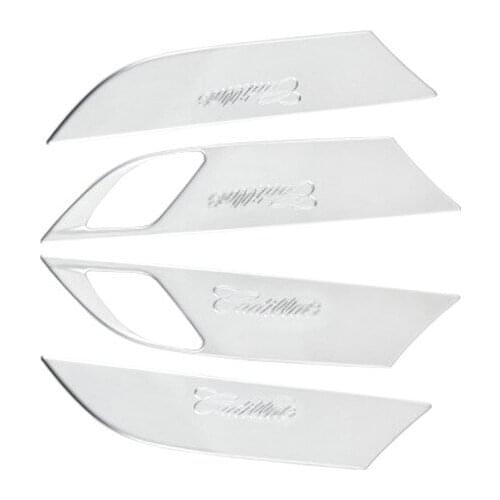 Suitable for Cadillac XT6 inner door bowl decorative patch XT6 carbon fiber grain interior modification door handle sequins