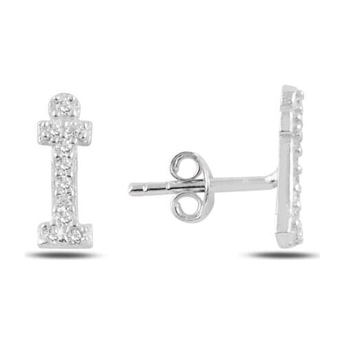 Silver 925 Set-REL-Letter Earrings