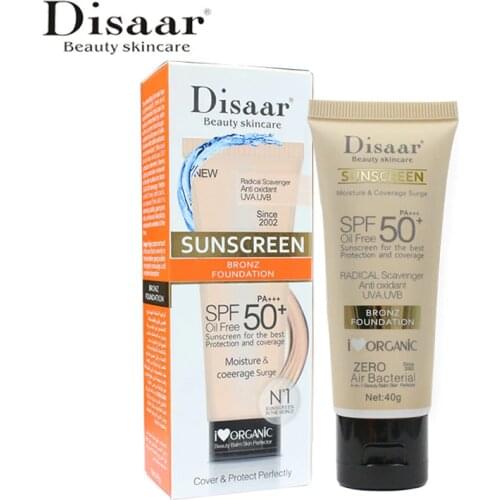 Disaar Facial Body Sunscreen Whitening Cream Sunblock Skin Protective Cream Anti-Aging Oil-control Moisturizing SPF 50 Face Skin