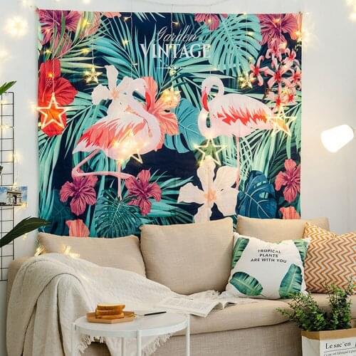 Modern Pink Kawaii Tapestry Hanging Painting Anime Cute Girl Hanging Cloth Living Room Bedroom Home Wall Decor Digital Printing