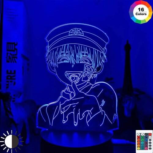 3d Lamp Anime Toilet Bound Hanako Kun LED Night Light for Room Decor Nightlight Birthday Gift Toilet Bound Hanako Kun Night Lamp