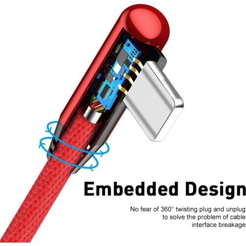 Type-C Micro USB Data Cable For Android Cellphone LED Charging Cable Data Wire Mobile Phone Charger Cord For Huawei Xiaomi
