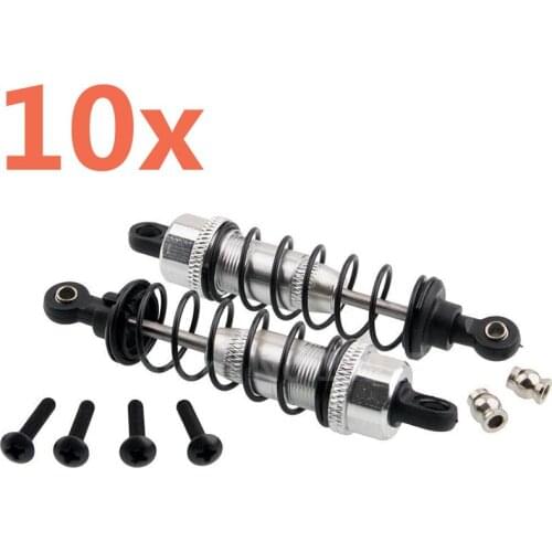 10Pcs RC Aluminium Alloy Oil Shock Absorber 85mm For 1/10 Scale TAMIYA CC01 CC01-04 Upgrade Parts OP RC Car Remote Control Car