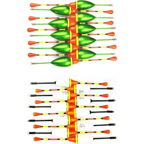 10 Pcs 3g Fishing Floats Set Paulownia Wood Buoy Fluctuate Drift Bobber for Carp Fishing Tackle for Fishing Accessories