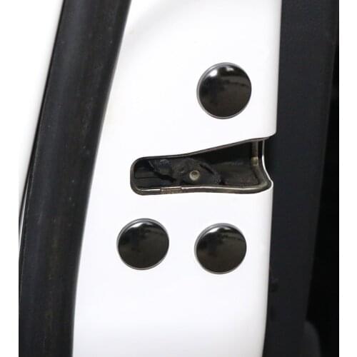 12PCS Universal Car Interior Door Lock Screw Protector Nuts Bolts Cover Cap for Toyota yaris auris hilux Corolla Camry RAV4 TRD