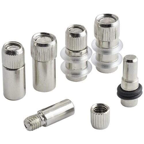 20pcs Wooden Furniture Bracket fixed Holder Seperator Cabinet Bookcase shelf support Solid pins Stud Pegs 6MM Nut Screw Sets