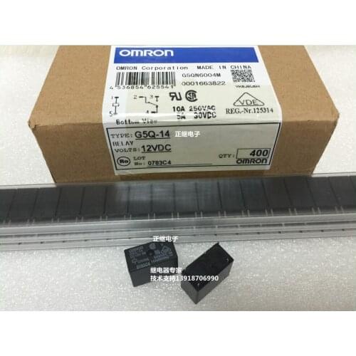 5pcs/lot New and original Relays G5Q-14 12VDC G5Q-14 DC12V