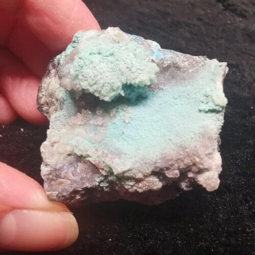 62.5gNatural blue copper mineral for home decoration