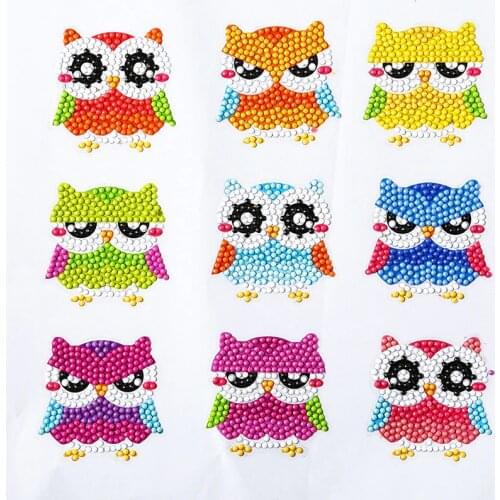 Good Owl Diamond Embroidery Princess Pattern Diamond Painting For Children Round Diamond Double Sided Sticker Christmas Gift
