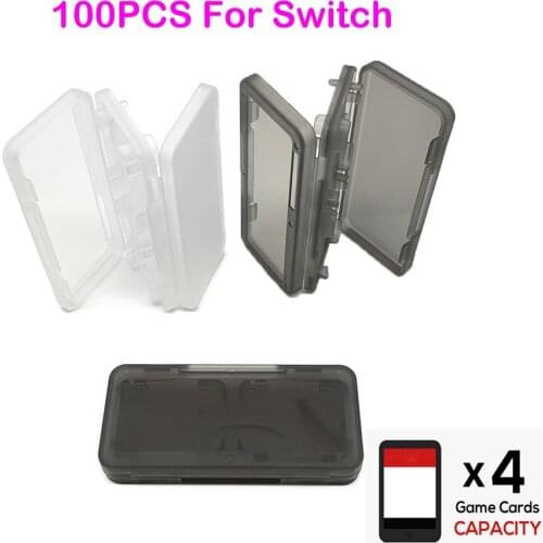 100PCS For NS NX Game Card Holder Case Storage Box For Nintendo Switch Game Cartridge Box