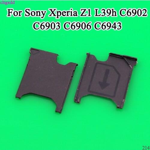 Cltgxdd For Sony Xperia Z1 L39h C6902 C6903 C6906 C6943 Micro Sim Card Tray Slot Connector Holder Replacement
