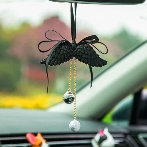 Colored Ribbon Decorative Hanging Ornaments Vehicle Rear View Mirror Pendants Home Decor for Creative Birthday Gifts