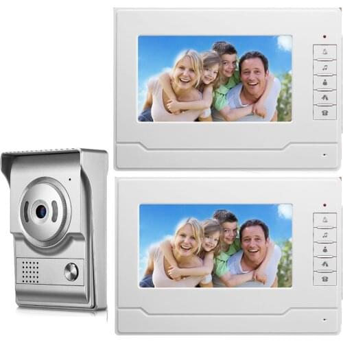 Two-way Audio Intercom Video Unlock Wired Intercom Camera IR Cut Night Vision For Home Surveillance Video Call Doorbell