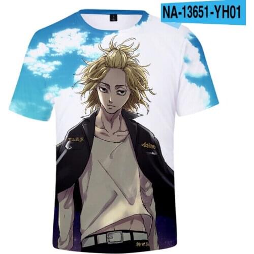 Tokyo Revengers T-shirt 3D O-neck Tshirt Men/Women Summer Short Sleeve Fashion Harajuku Streetshirt Unisex Clothes Kids Tshirt