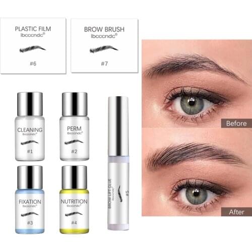 Eyebrow Lift Kit Eye Brow Lamination Kit Safe Brow Lift Eyebrow Lifting Protable Travel Kit Professional eyebrow lamination kit
