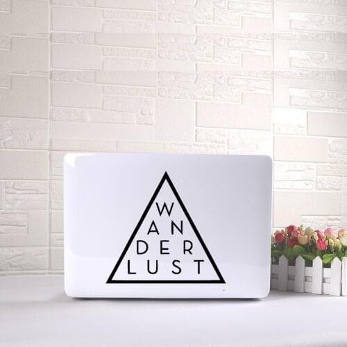 Creative Sentences laptop sticker Waterproof vinly for laptop skin decoration