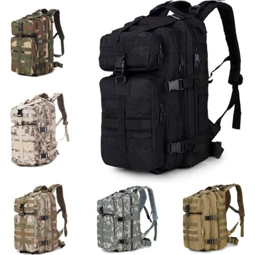 Fashion New Wonman Men 3P Military Army Tactical Backpack One Piece 35L Molle Pack Rucksack For Trekking Camping Hunting Bag