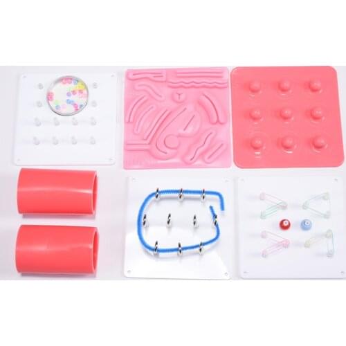 Laparoscopic simulation teaching module silicone suture myomectomy tissue shear jejunal anastomosis model foundation